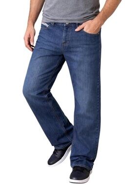 Diesel Men's Dark Wash Straight Leg Jeans